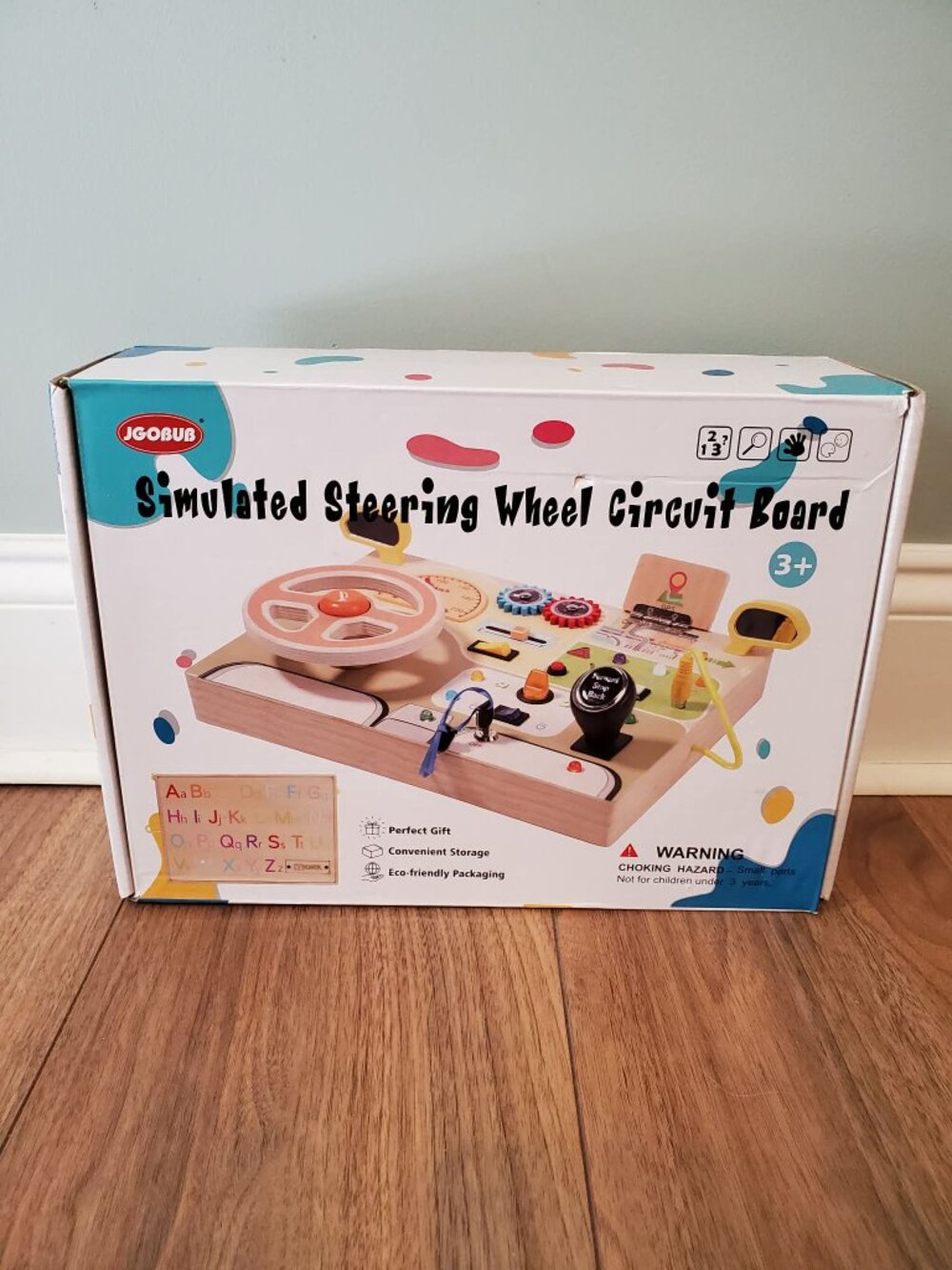 JGOBUB Simulated Steering Wheel Circuit Board Montessori